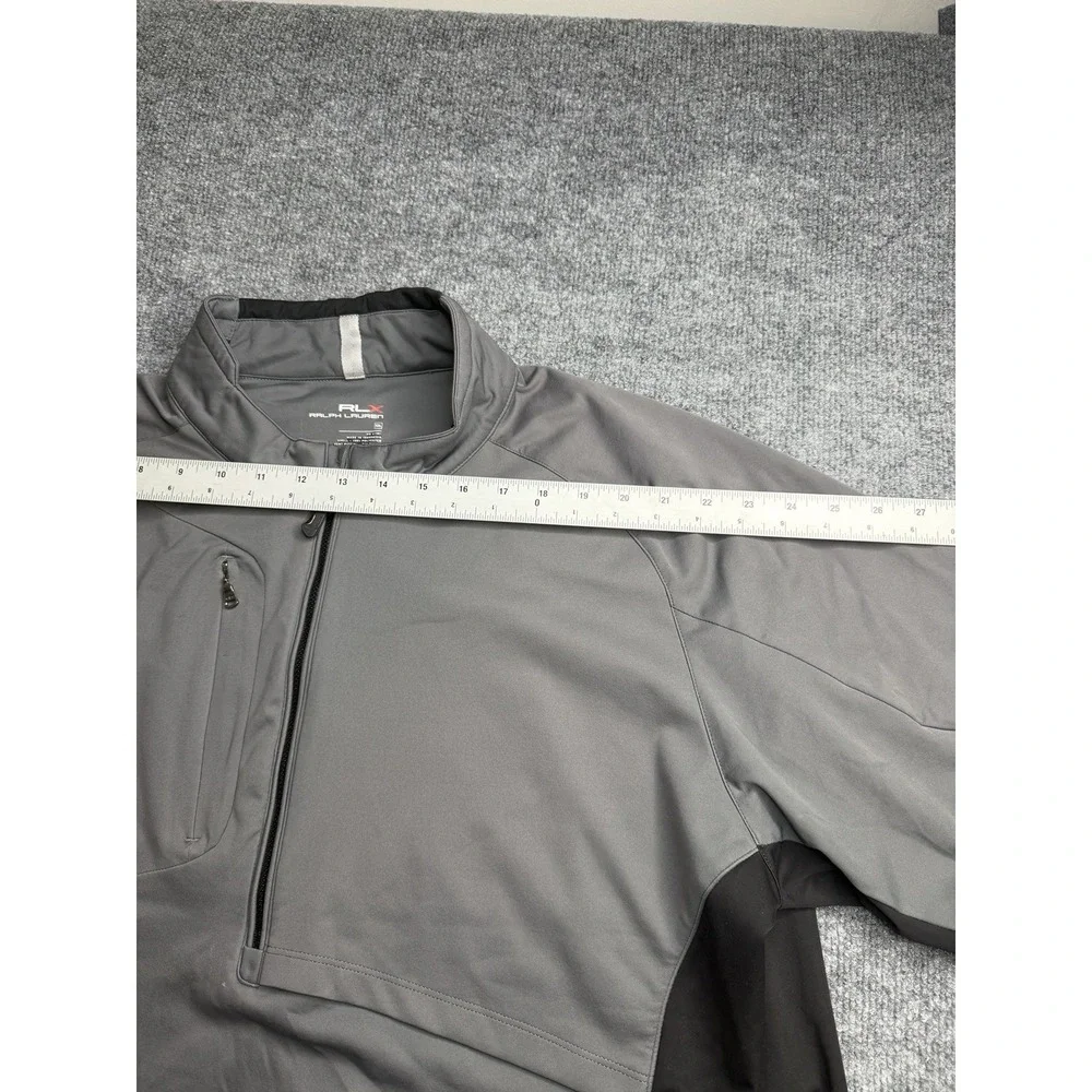 RLX Ralph Lauren Mens XXL Gray 1/2 Zip Golf Pullover Embroidered Doral